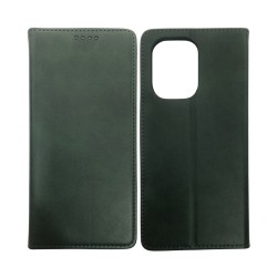 Leather Flip Cover with Internal Pocket For Xiaomi Redmi 13C/Poco C65 Green